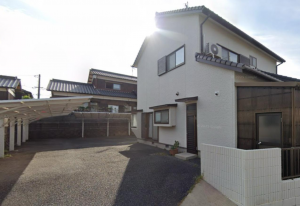 宇部市浜田、中古一戸建ての外観画像です