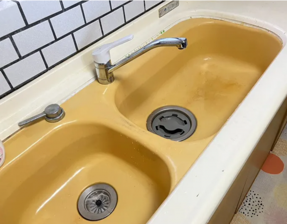 宇部市大字小串、中古一戸建てのキッチン画像です