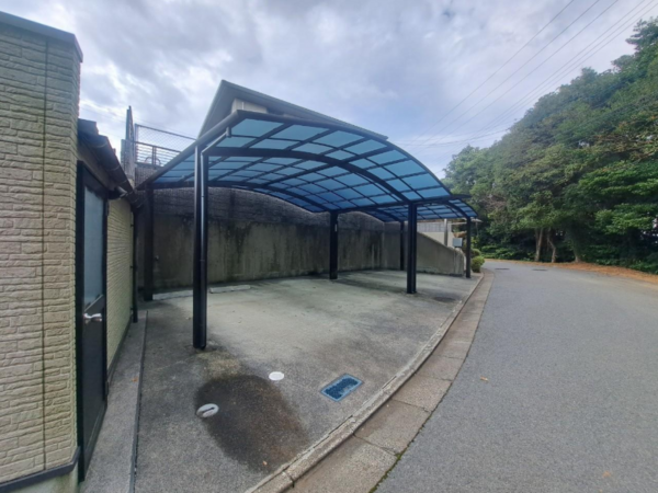 宇部市あすとぴあ、中古一戸建ての駐車場画像です