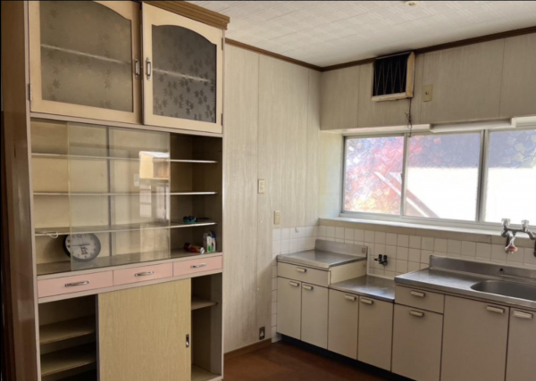 宇部市大字東岐波、中古一戸建てのキッチン画像です