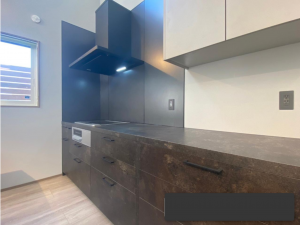 宇部市開、中古一戸建てのキッチン画像です