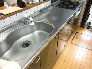 宇部市大字西岐波、中古一戸建てのキッチン画像です