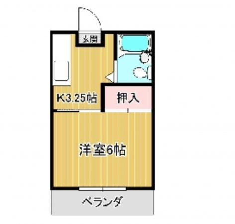宇部市大字上宇部、収益物件/アパートの間取り画像です