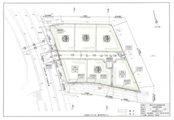 山陽小野田市大字有帆、土地の間取り画像です