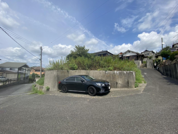 山陽小野田市大字小野田、土地の前面道路を含む現地写真画像です