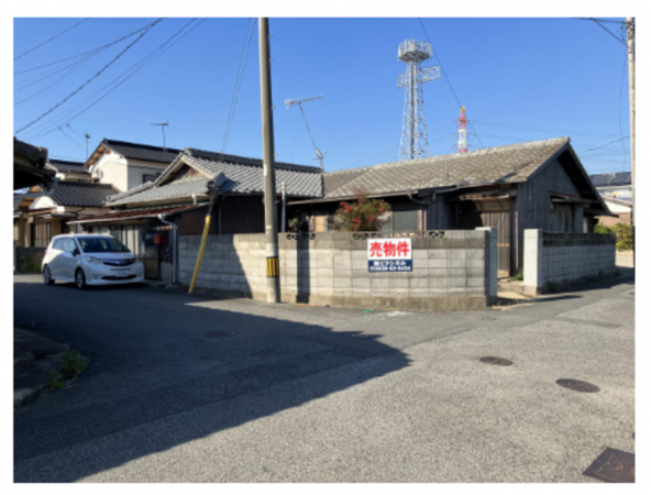 山陽小野田市大字小野田、土地の前面道路を含む現地写真画像です