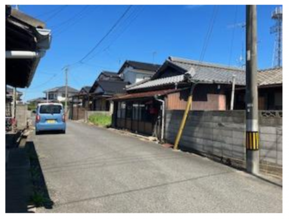 山陽小野田市大字小野田、土地の前面道路を含む現地写真画像です