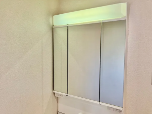 山陽小野田市北竜王町、中古一戸建ての洗面画像です