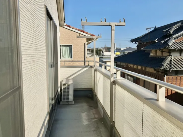 山陽小野田市北竜王町、中古一戸建てのバルコニー画像です