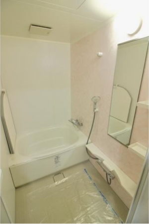 山陽小野田市高栄、マンションの風呂画像です