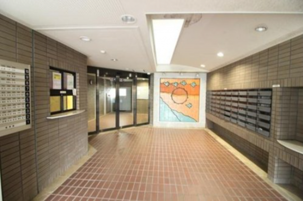 山陽小野田市高栄、マンションのエントランス画像です