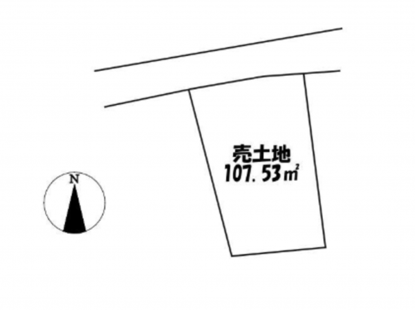 山口市阿知須、土地の間取り画像です