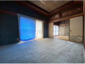 山口市阿知須、中古一戸建ての居間画像です