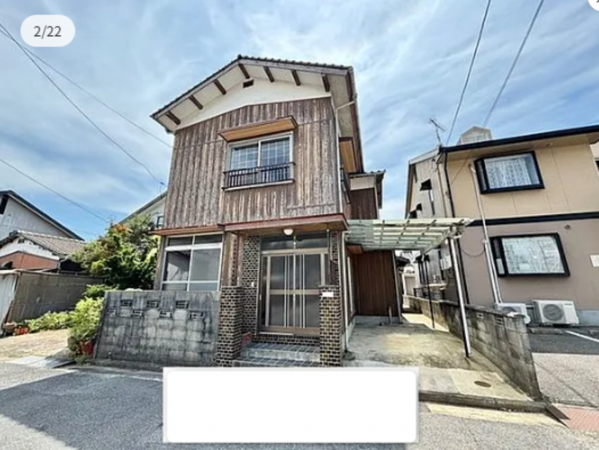 宇部市浜町、中古一戸建ての外観画像です