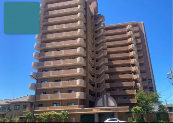 宇部市錦町、マンションの外観画像です