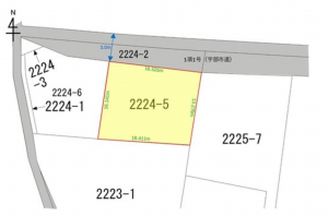 宇部市大字東須恵、土地の画像です