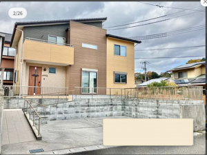 宇部市大字西岐波、中古一戸建ての外観画像です