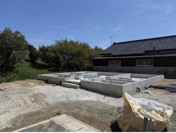 宇部市大字際波、新築一戸建ての外観画像です