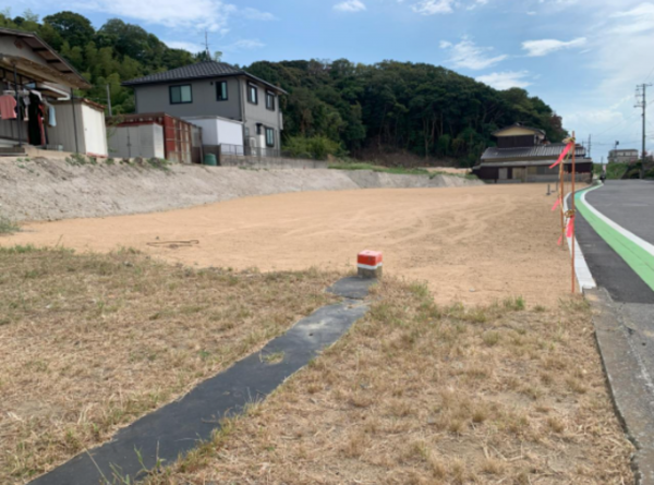 宇部市松崎町、土地の外観画像です