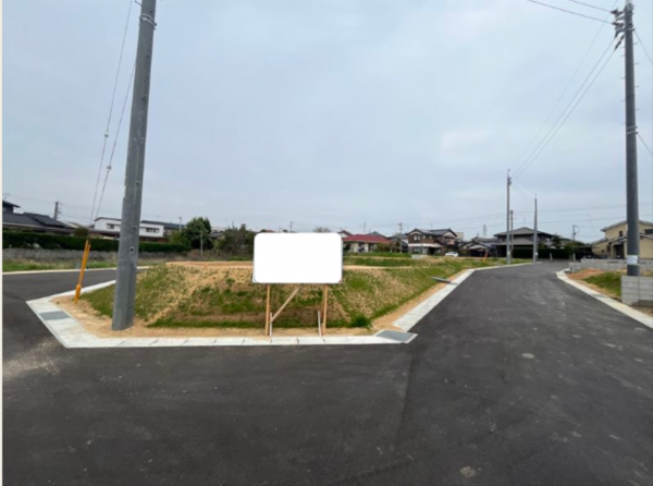 宇部市東梶返、土地の外観画像です
