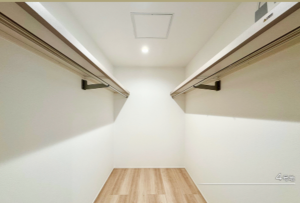 宇部市中村、新築一戸建ての収納画像です