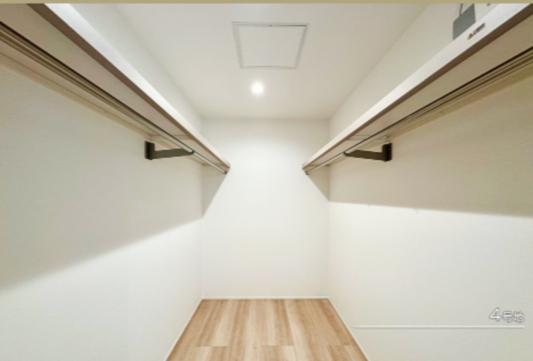 宇部市中村、新築一戸建ての収納画像です