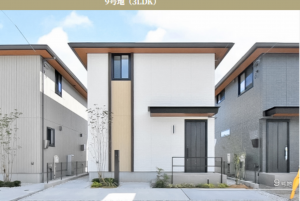 宇部市西桃山、新築一戸建ての外観画像です