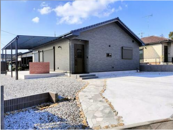 宇部市大字西岐波、中古一戸建ての外観画像です