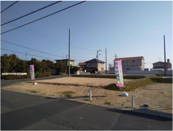 宇部市大字西岐波、土地の外観画像です