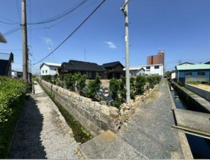 山陽小野田市高栄、土地の前面道路を含む現地写真画像です