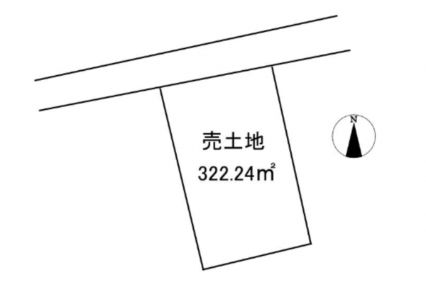 宇部市昭和町、土地の画像です