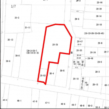 山陽小野田市厚狭、土地の画像です