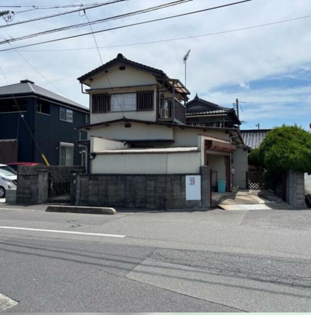 宇部市厚南北、土地の前面道路を含む現地写真画像です