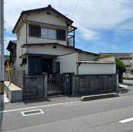 宇部市厚南北、土地の前面道路を含む現地写真画像です