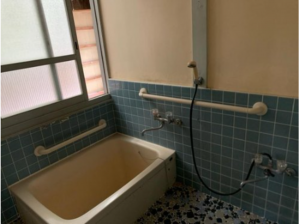 宇部市亀浦、中古一戸建ての風呂画像です