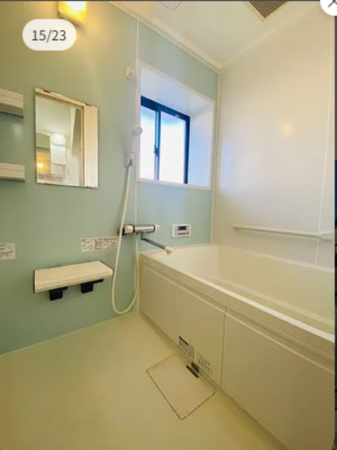 宇部市大字東須恵、中古一戸建ての風呂画像です