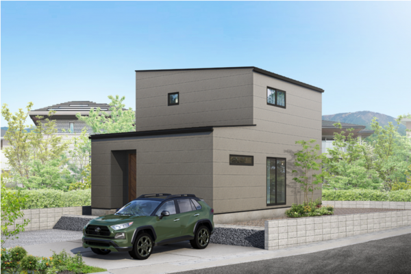 宇部市大小路、新築一戸建ての外観画像です