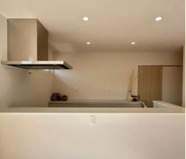 山口市阿知須、新築一戸建ての居間画像です