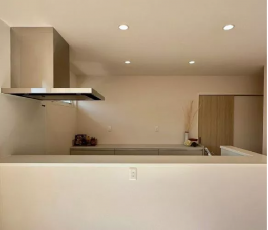 山口市阿知須、新築一戸建ての居間画像です