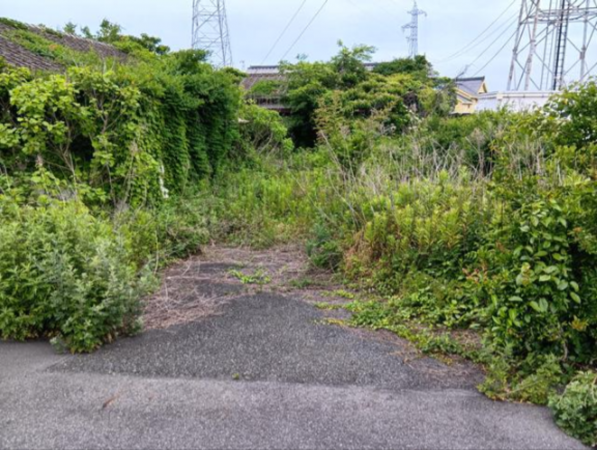 宇部市笹山町、土地の外観画像です