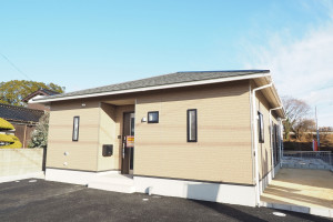 宇部市大字際波、新築一戸建ての外観画像です