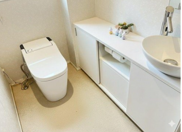 山陽小野田市赤崎、中古一戸建てのトイレ画像です