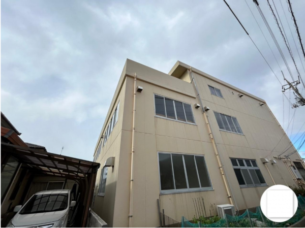 宇部市末広町、収益物件/店舗付住宅の外観画像です