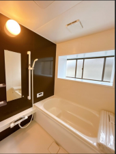 山陽小野田市柿の木坂、中古一戸建ての風呂画像です