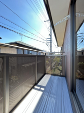 宇部市文京台、中古一戸建てのバルコニー画像です