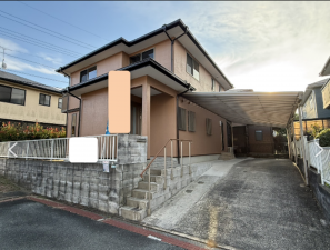 宇部市文京台、中古一戸建ての外観画像です