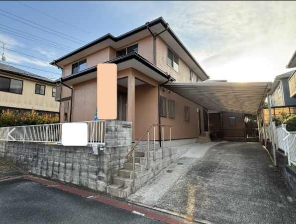 宇部市文京台、中古一戸建ての外観画像です