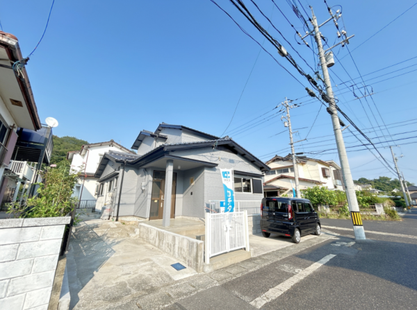 宇部市大字西岐波、中古一戸建ての外観画像です
