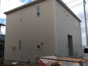 宇部市大字際波、新築一戸建ての外観画像です