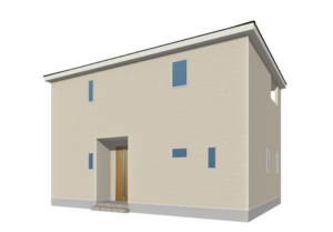 宇部市大字際波、新築一戸建ての外観画像です